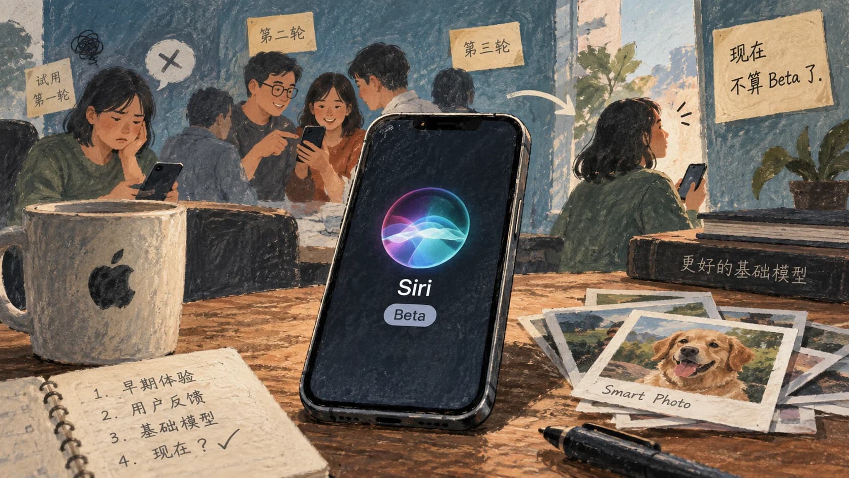 苹果把 Siri 标成 Beta，一家大公司承认没做完 封面图
