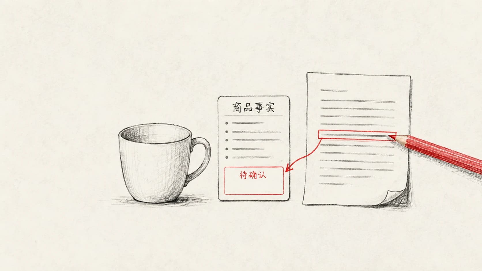 先列事实表，再让它写文案 封面图