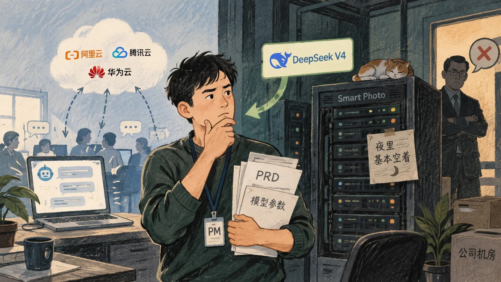 DeepSeek V4 开源以后，我想把内部知识问答搬回内网 封面图