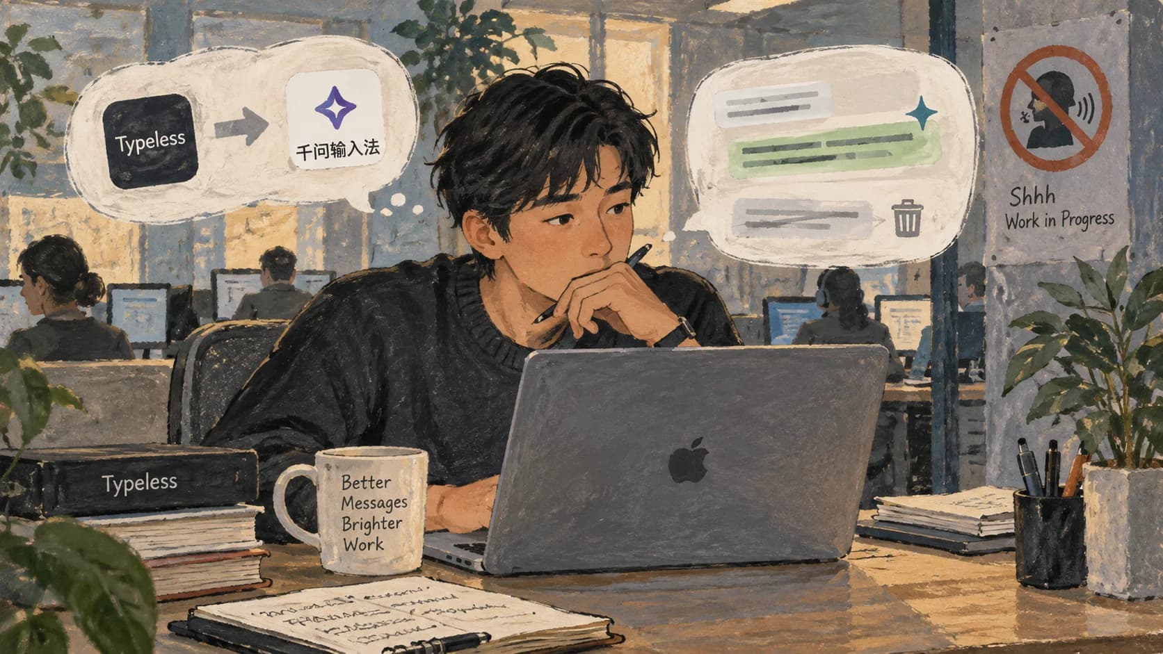 千问输入法的润色，我留着了 封面图