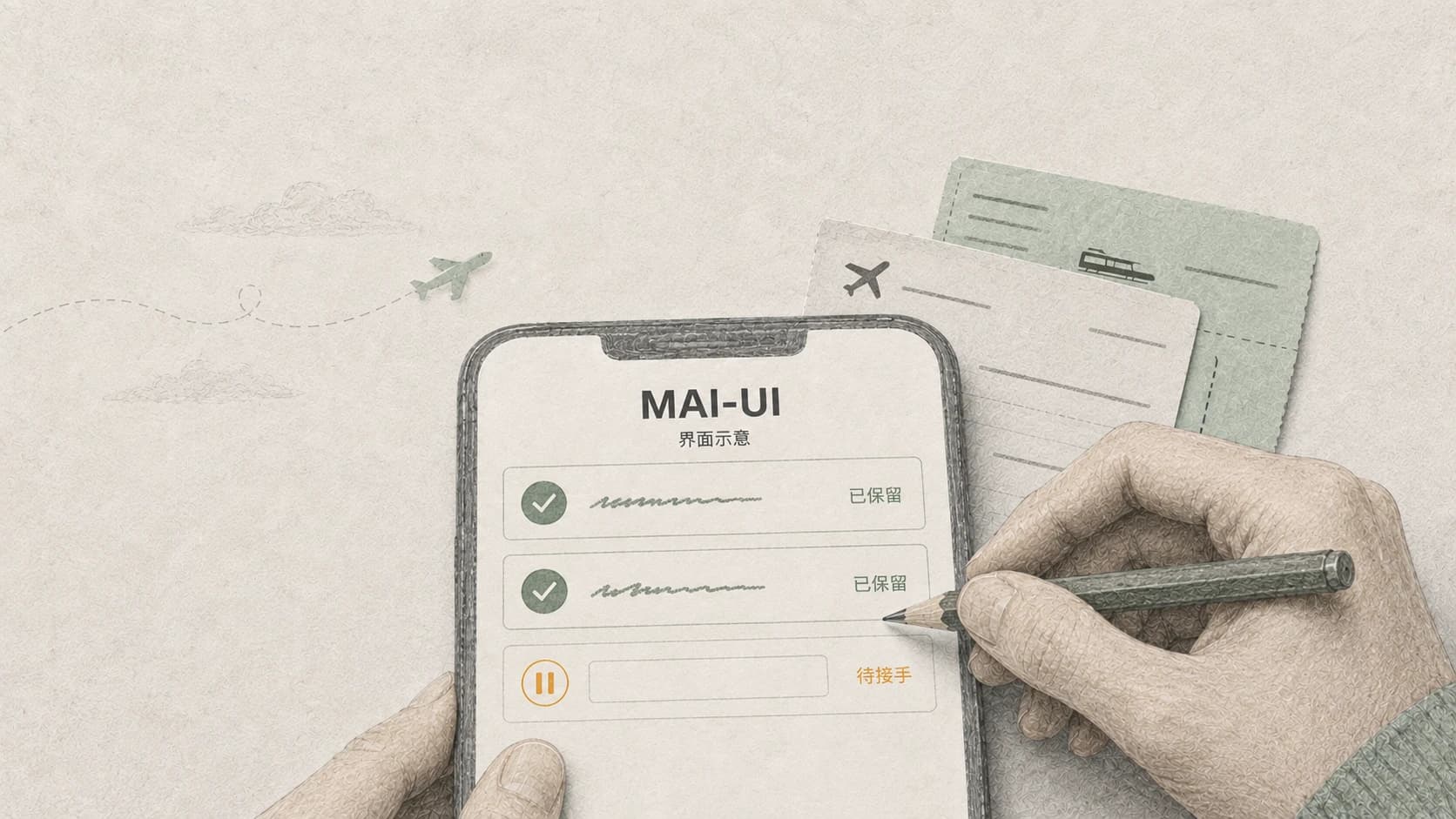 MAI-UI 要是能替我报销，先得过这三关 封面图