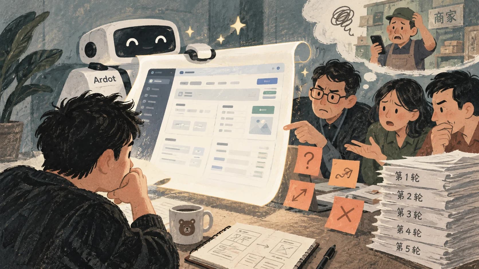 一句话到设计稿，我最担心的是它看起来太完整 封面图