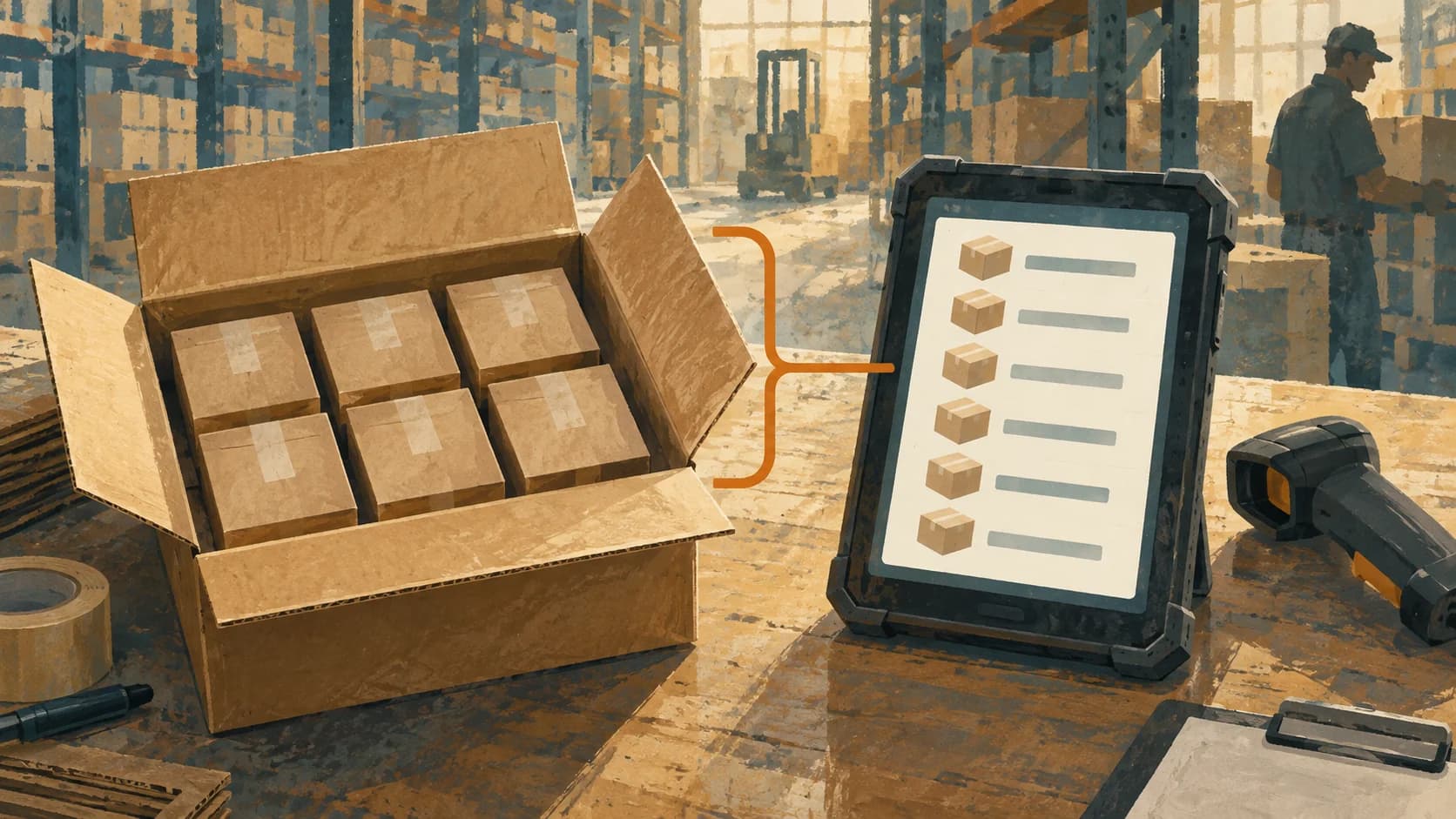 现场搬一箱，系统记三四条 封面图