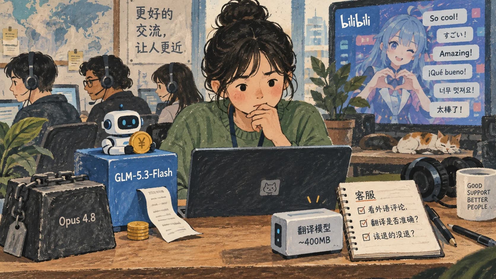 便宜四十倍的模型,和四百兆的翻译模型,同一天 封面图