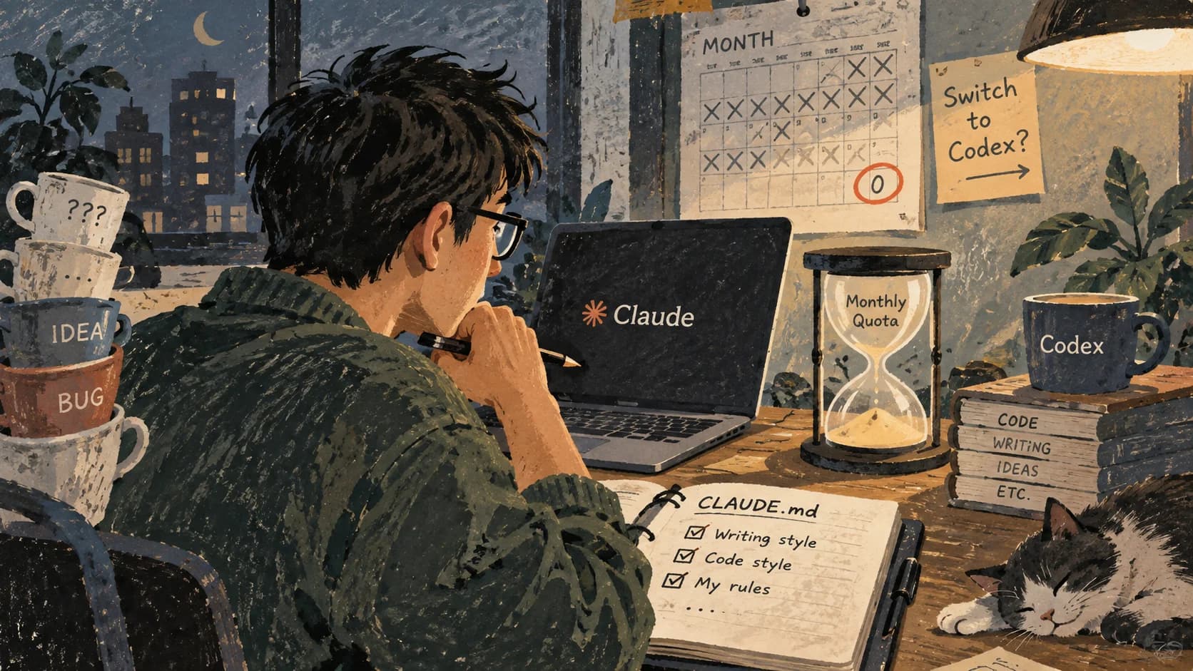 Claude Code 改成月度额度以后,我开始算着用 封面图